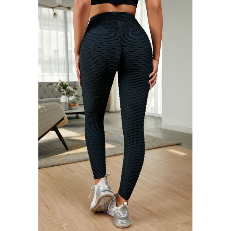 Black Yoga Gym Butt Lift Sport Leggings