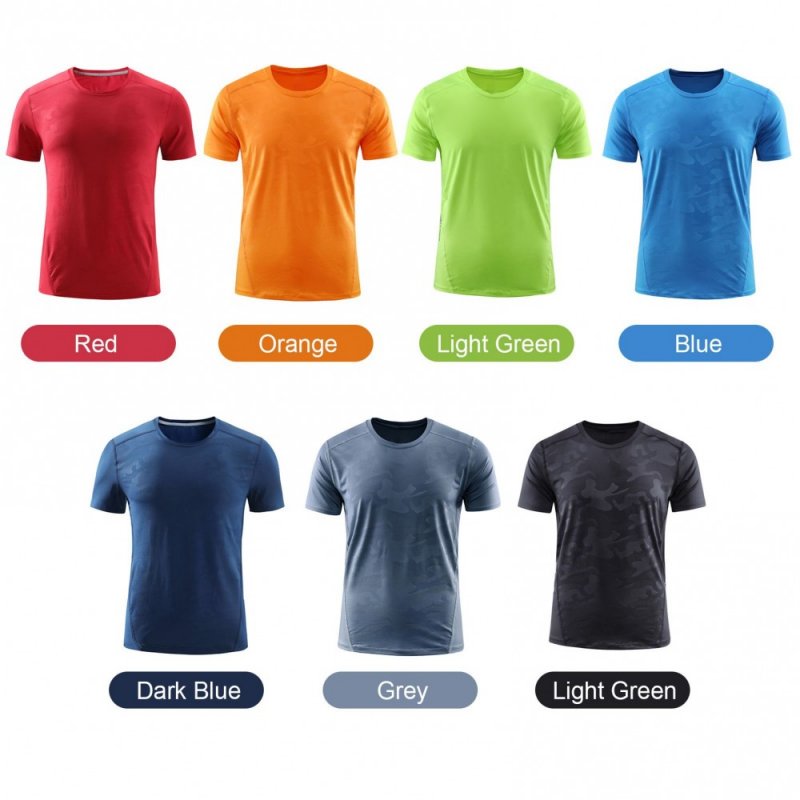 Men Women Sport T-Shirt Short Sleeve O Neck Shirts for Running Workout Hiking Outdoor