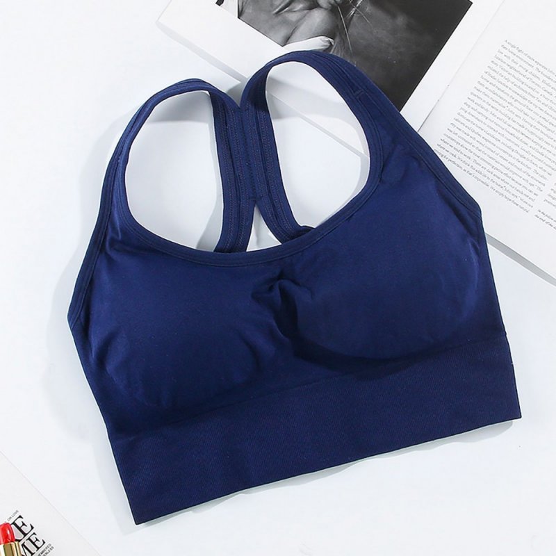 Women Sports Bra Hollow Out Criss-Cross Back Padded Wireless Push Up Yoga Running Crop Top Athletic Sportswear