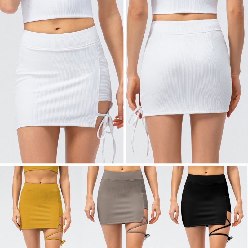 Women Tennis Skirts with Pockets 2-in-1 Sport Shorts Liner for Workout Golf